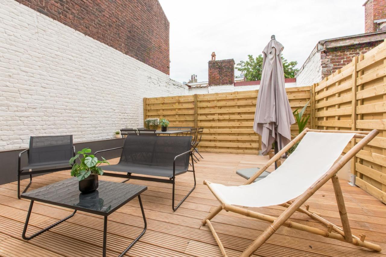 Appartement Spacieux Et Moderne 4 Chambres A 5Mn A Pieds Republique Lille Exterior foto